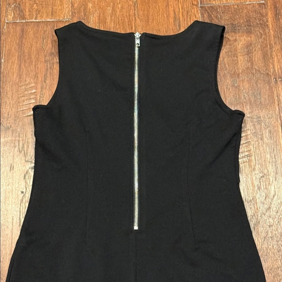 XS ALLEN B. Black Business Mini Dress with Silver Studs - Picture 10 of 10